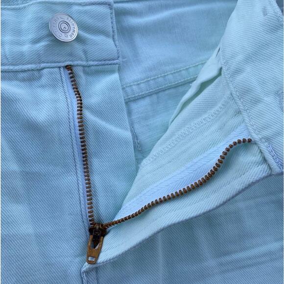 New Citizens of Humanity Daria Seamist Cutoff Denim Jean Micro Mini Skirt Sz 30 - Picture 8 of 12